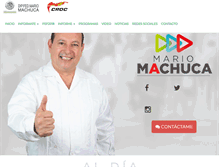 Tablet Screenshot of mariomachuca.com